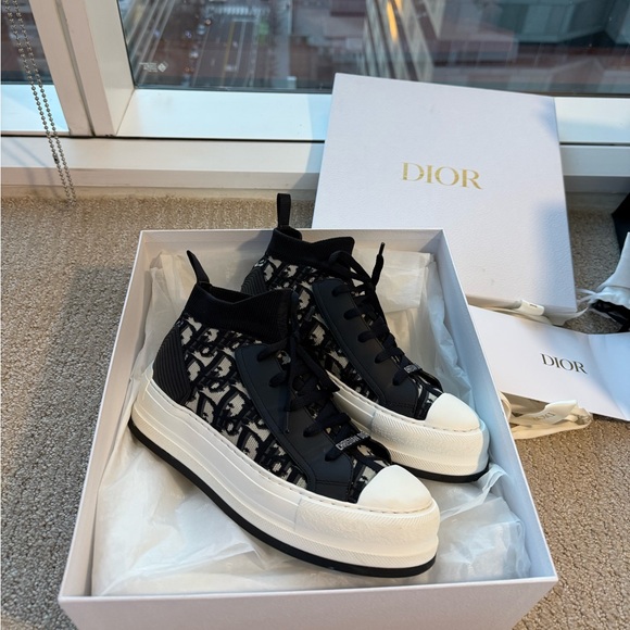 Dior Platform Sneaker deep blue size 38,5 (7.5) - Picture 1 of 7